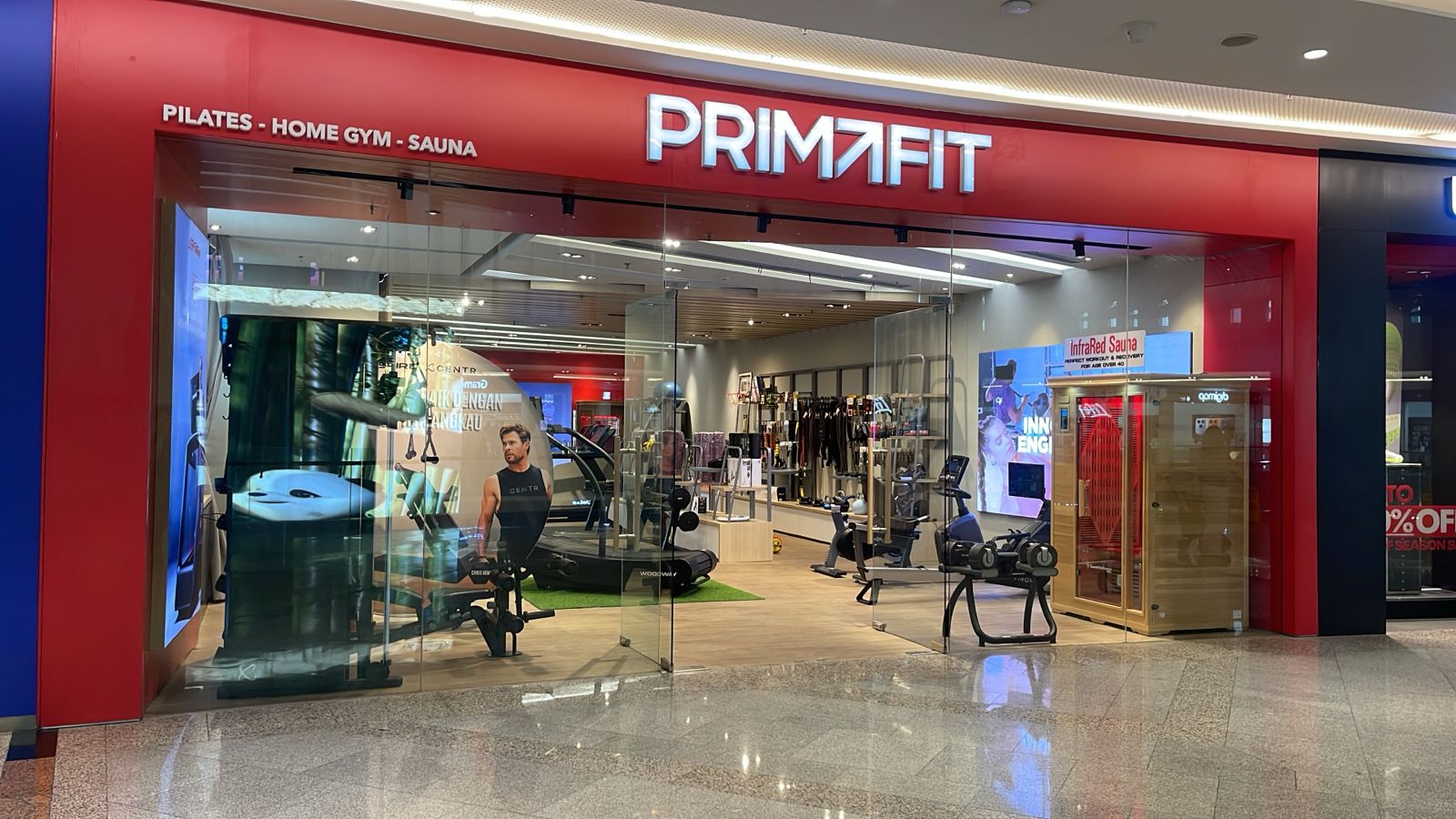 PrimaFit Surabaya showroom