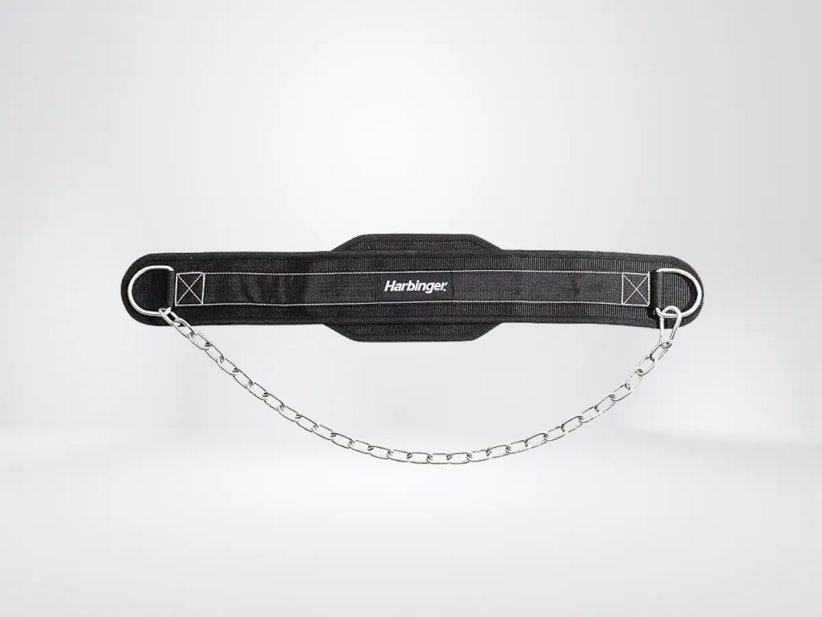 Harbinger Polypro Dip Belt - Gunmetal Chain