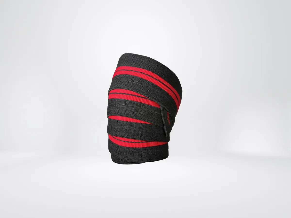 Harbinger Red Line Knee Wraps (78 Inch)