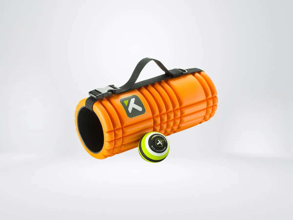 Trigger Point Grey Mobility Pack (1 Grid Foam Roller, 1 MB1 Massage Ball & 1 Grid Strap)
