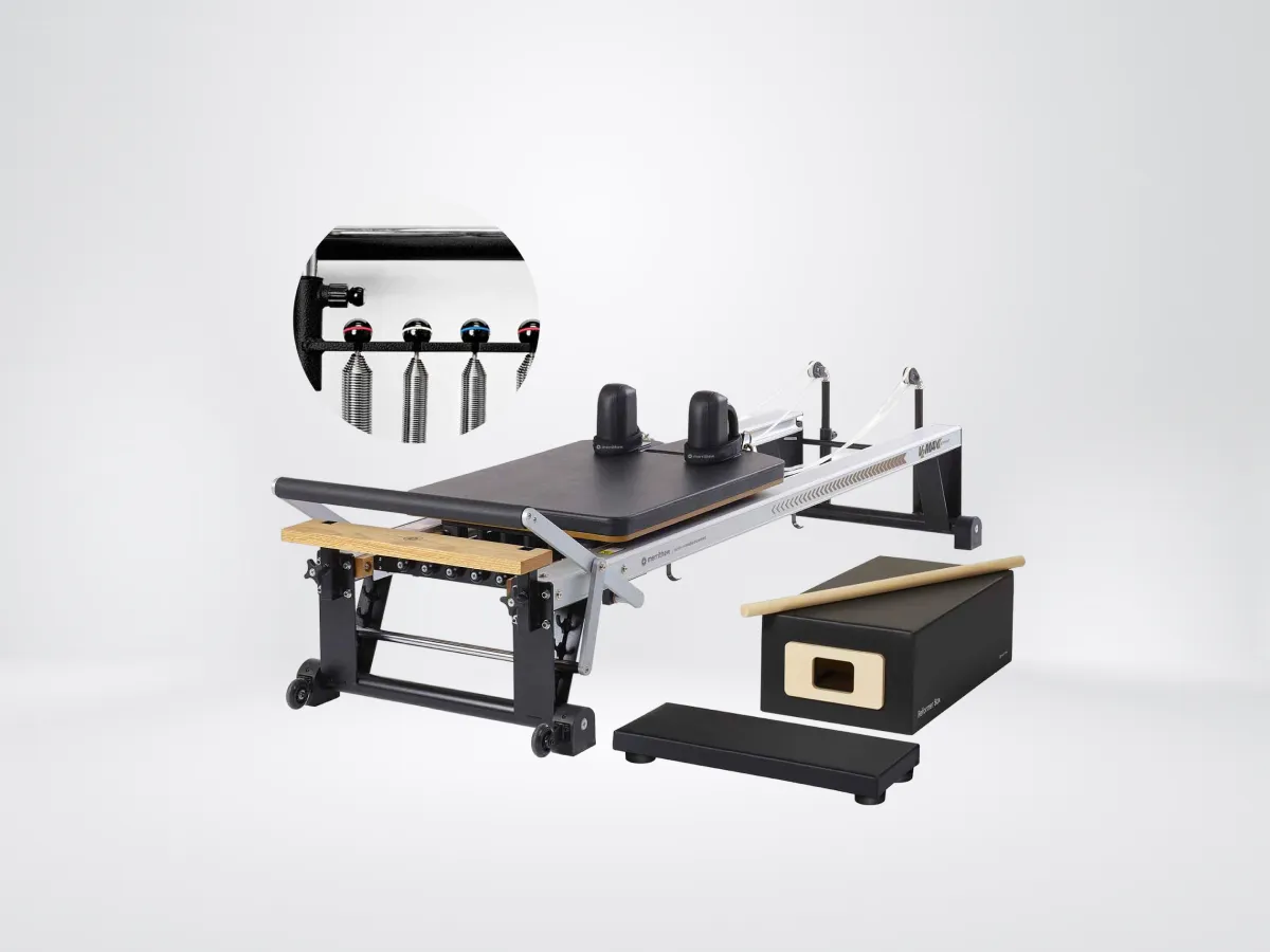 Merrithew Pilates V2 Max Reformer Bundle with High-Precision Gearbar